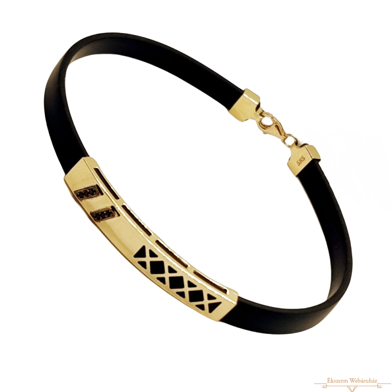 Arany Kaucsuk (méret:21) Karkötő SC 86205