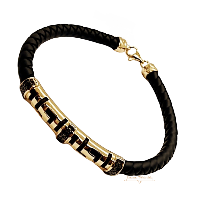 Arany Kaucsuk (méret:21) Karkötő SG 85713