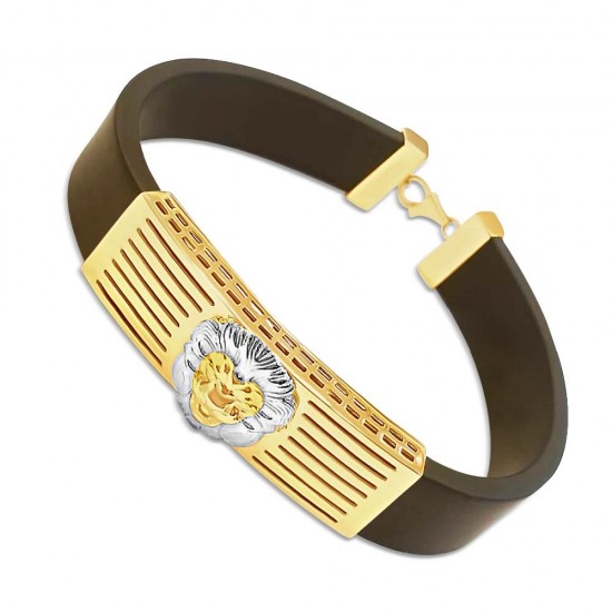 Arany Kaucsuk (méret:20,5) Karkötő SG 53954