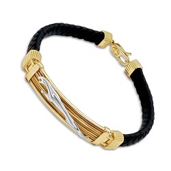 Arany Kaucsuk (méret:20) Karkötő AU 76160