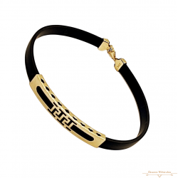 Arany Kaucsuk (méret:20,5) Karkötő AU 88177