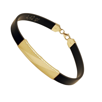 Arany Kaucsuk (méret:20) Karkötő AU 89968