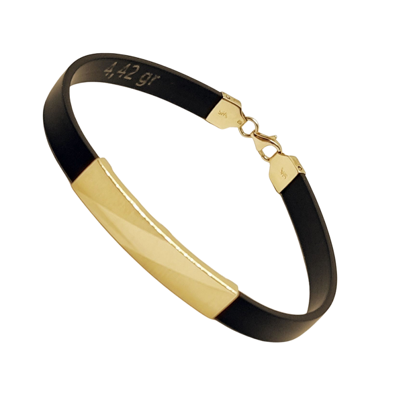 Arany Kaucsuk (méret:20) Karkötő AU 89968