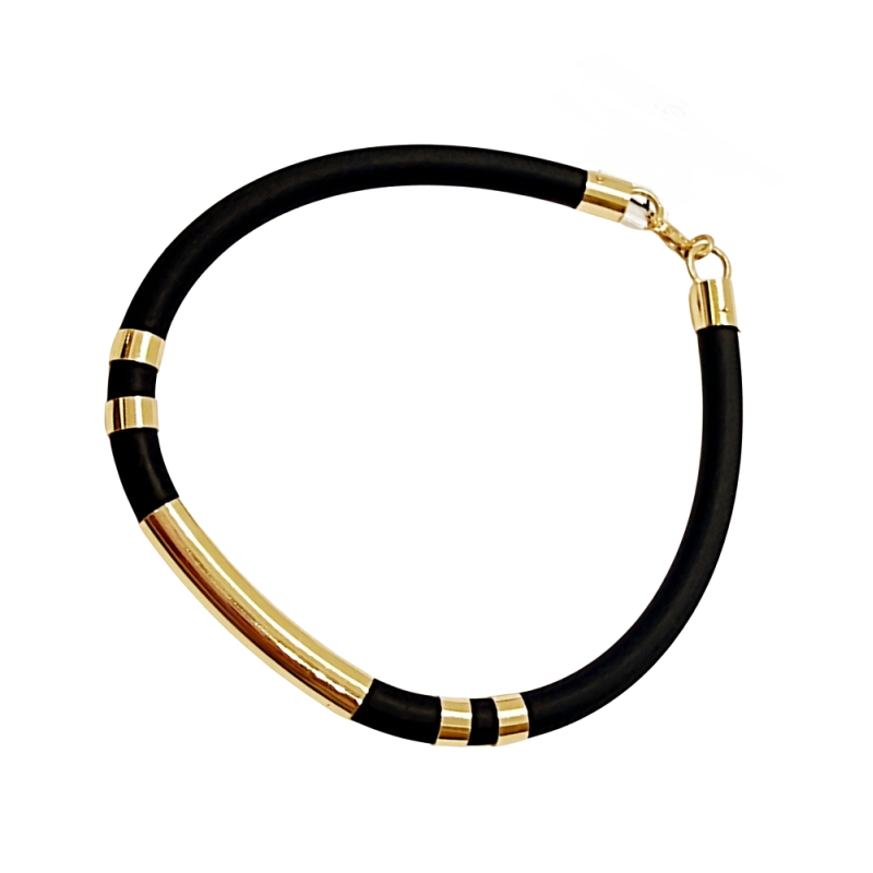 Arany Kaucsuk (méret:22) Karkötő AU 90122