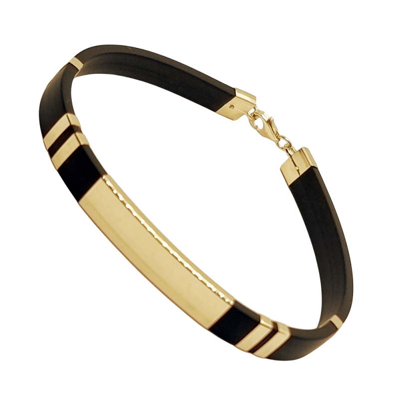 Arany Kaucsuk (méret:23) Karkötő AU 90123