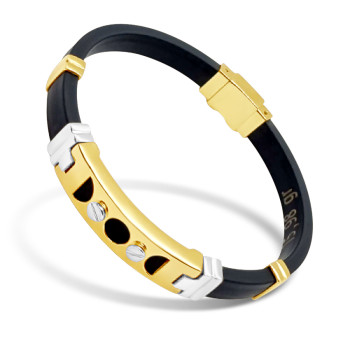 Arany Kaucsuk (méret:22) Karkötő AU 73660