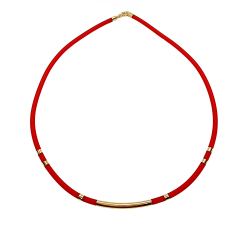 Arany Kaucsuk (méret:40) Lánc AU 90655