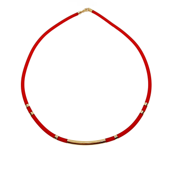 Arany Kaucsuk (méret:40) Lánc AU 90655