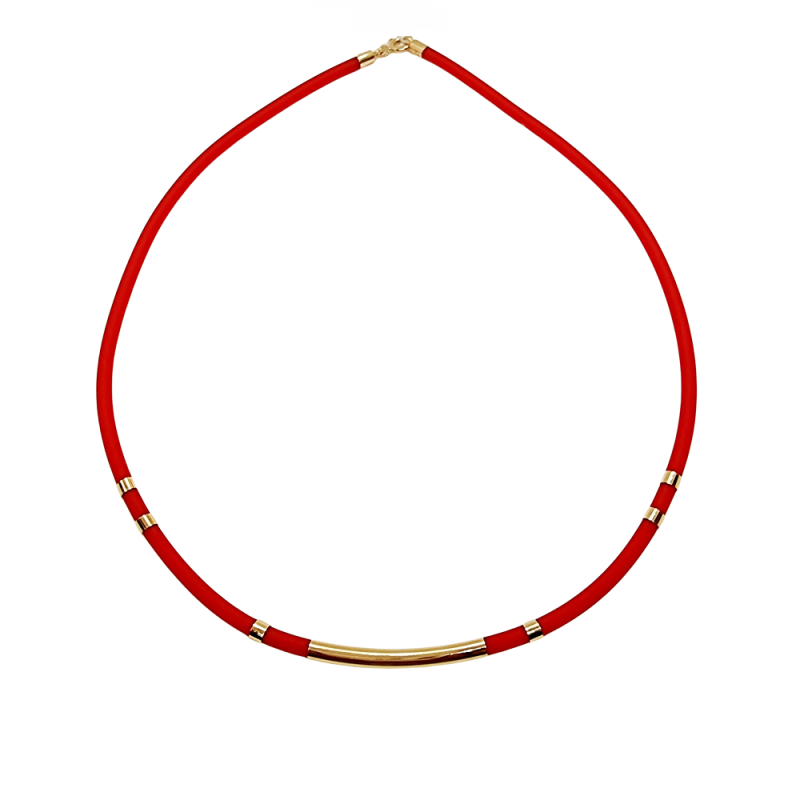 Arany Kaucsuk (méret:40) Lánc AU 90655