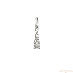 Fehérarany Köves Medál AU 87360