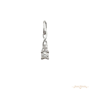 Fehérarany Köves Medál AU 87360