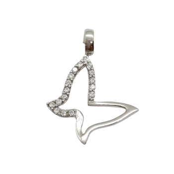 Fehérarany Pillangó Medál AU 53705