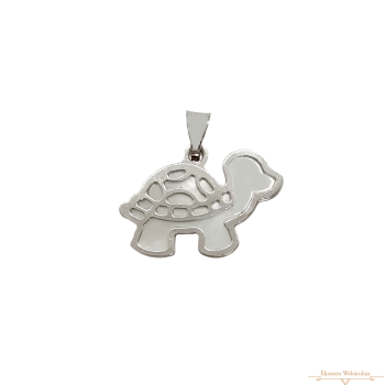 Fehérarany Teknős Medál AU 88346