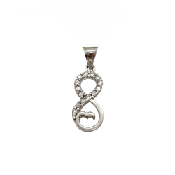 Fehérarany Végtelen Medál AU 53937