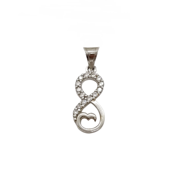 Fehérarany Végtelen Medál AU 53937