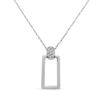 Fehérarany Lánc Medállal (méret:42-45) AU 89627