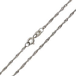 Fehérarany Lánc (méret:45) AU 89098 Fehérarany Lánc (méret:45) AU 89098