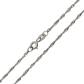 Fehérarany Lánc (méret:45) AU 89098