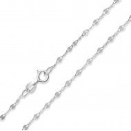 Fehérarany Lánc (méret:50) AU 90069