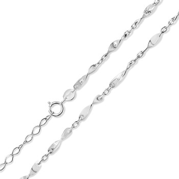 Fehérarany Lánc (méret:41-44) AU 90439