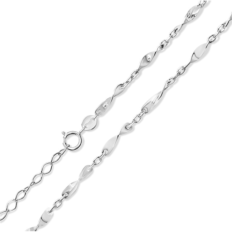 Fehérarany Lánc (méret:41-44) AU 90439