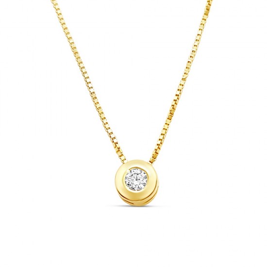 Arany Brill Köves Lánc (méret:45) AU 88824