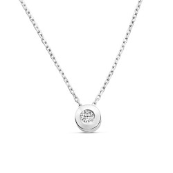 Fehérarany Brill Köves Lánc (méret:45) AU 88825 Fehérarany Brill Köves Lánc (méret:45) AU 88825