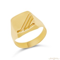 Arany Pecsétgyűrű (méret:66) AU 82391