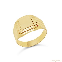 Arany Pecsétgyűrű (méret:71) AU 82167