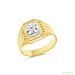 Arany Pecsétgyűrű (méret:68) AU 76023
