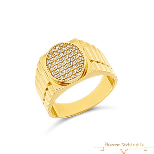 Arany Pecsétgyűrű (méret:62) SG 75140