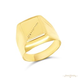 Arany Pecsétgyűrű (méret:62) AU 76049