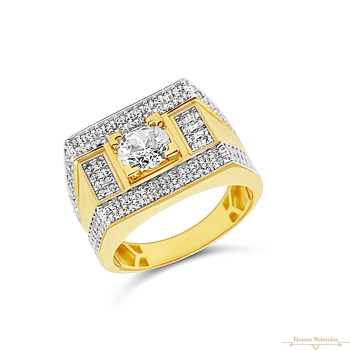 Arany Pecsétgyűrű (méret:66) AU 76057