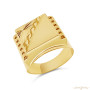 Arany Pecsétgyűrű (méret:66) AU 83390