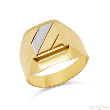 Arany Pecsétgyűrű (méret:65) AU 87443