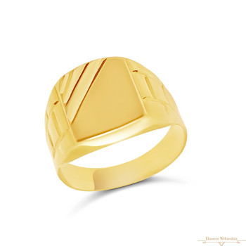 Arany Pecsétgyűrű (méret:68) AU 82390