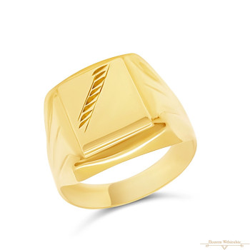 Arany Pecsétgyűrű (méret:71) AU 88499