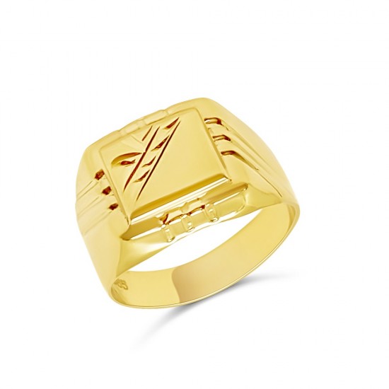 Arany Pecsétgyűrű (méret:55) AU 89340