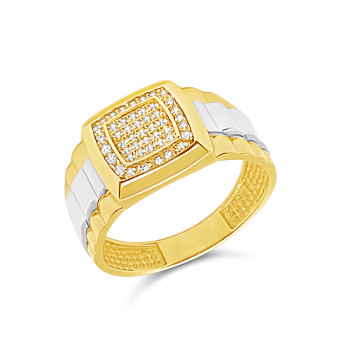 Arany Pecsétgyűrű (méret:65) AU 81000