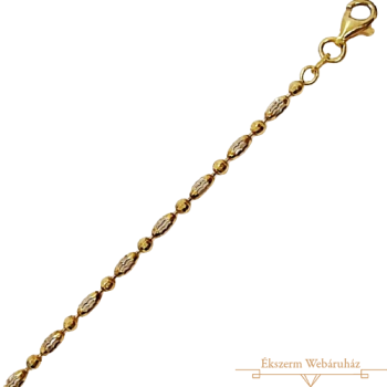 Aranyozott Ezüst Bokalánc (méret:24-27) EE 116983