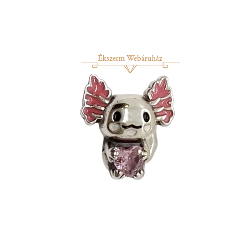 EZÜST AXOLOTL CHARM