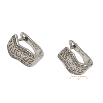 Ezüst Francia Kapcsos Fülbevaló AD 134969