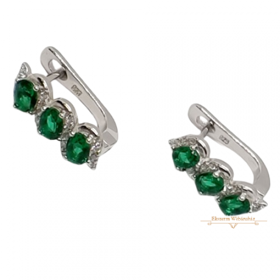 Ezüst Francia Kapcsos Fülbevaló EE 133274 Ezüst Francia Kapcsos Fülbevaló EE 133274