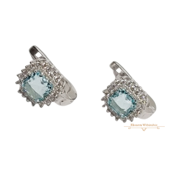 Ezüst Francia Kapcsos Fülbevaló AD 134794