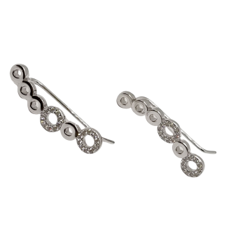 Ezüst Fülcimpa Fülbevaló EL 139510