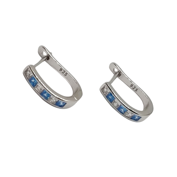 Ezüst Francia Kapcsos Fülbevaló AD 138910