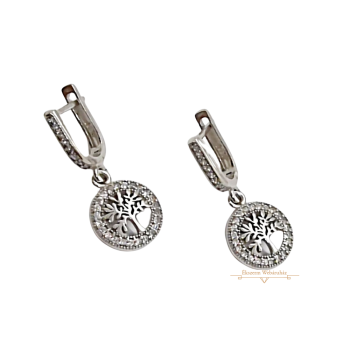 Ezüst Lógós Fülbevaló EE 132710