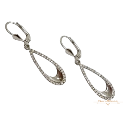 Ezüst Lógós Fülbevaló EE 129156