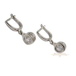 Ezüst Lógós Fülbevaló EE 135076