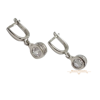 Ezüst Lógós Fülbevaló EE 135076